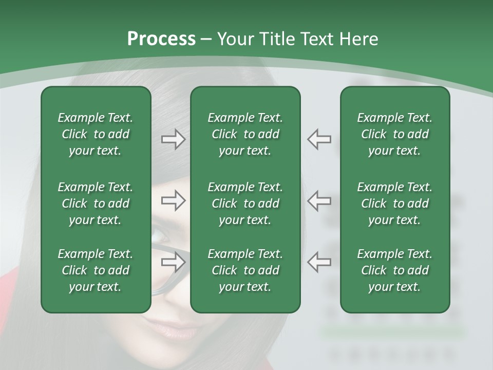 Lifestyle Looking At Camera Visual PowerPoint Template