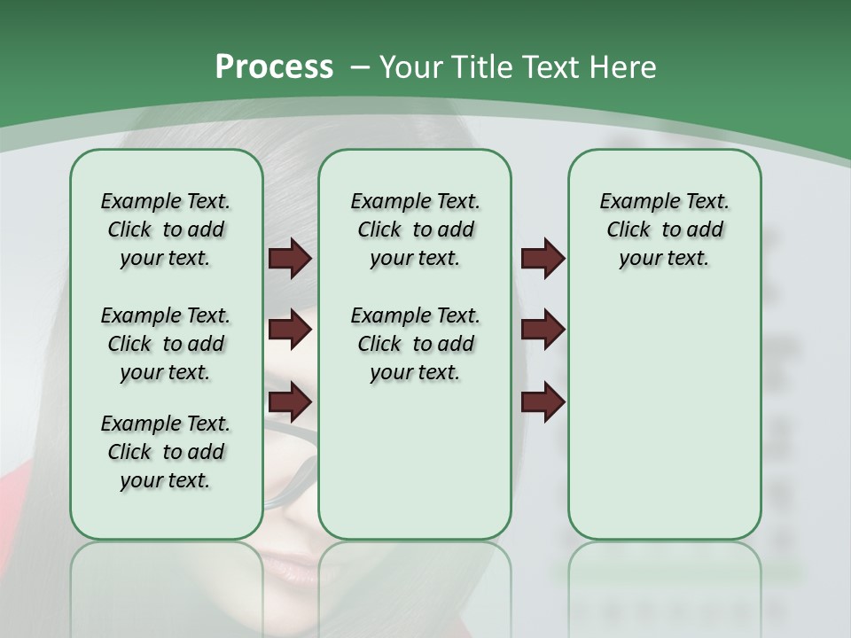 Lifestyle Looking At Camera Visual PowerPoint Template