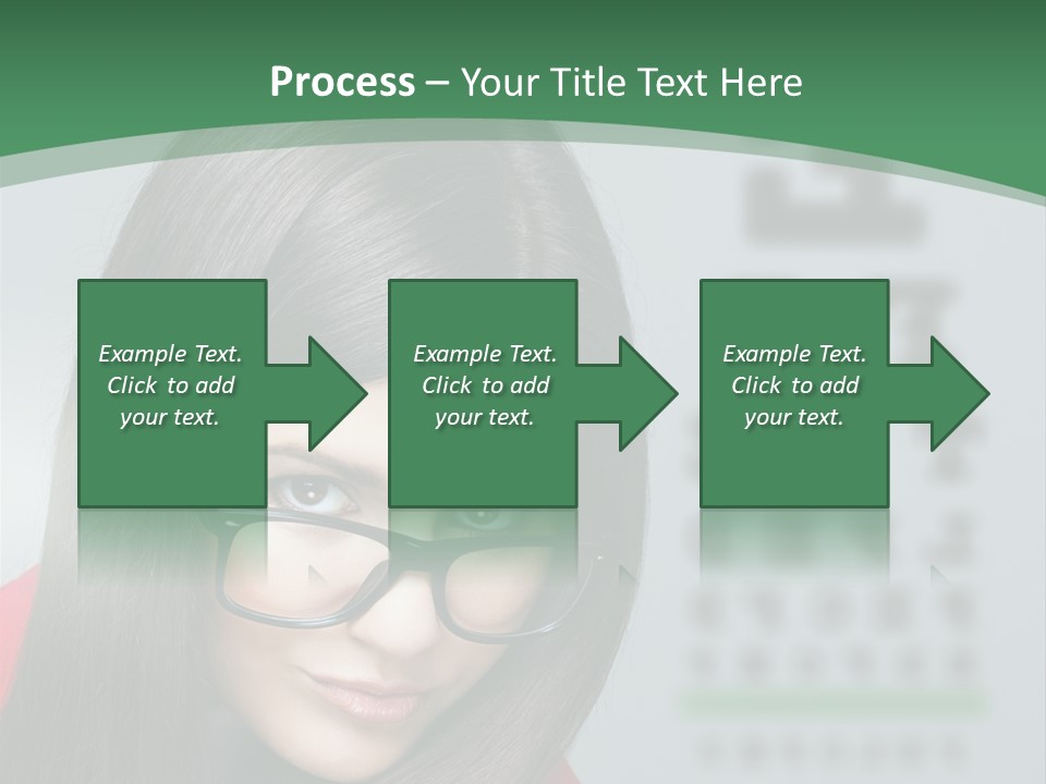 Lifestyle Looking At Camera Visual PowerPoint Template