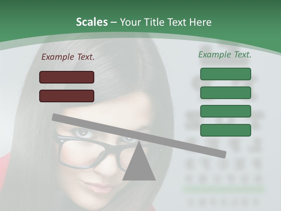 Lifestyle Looking At Camera Visual PowerPoint Template