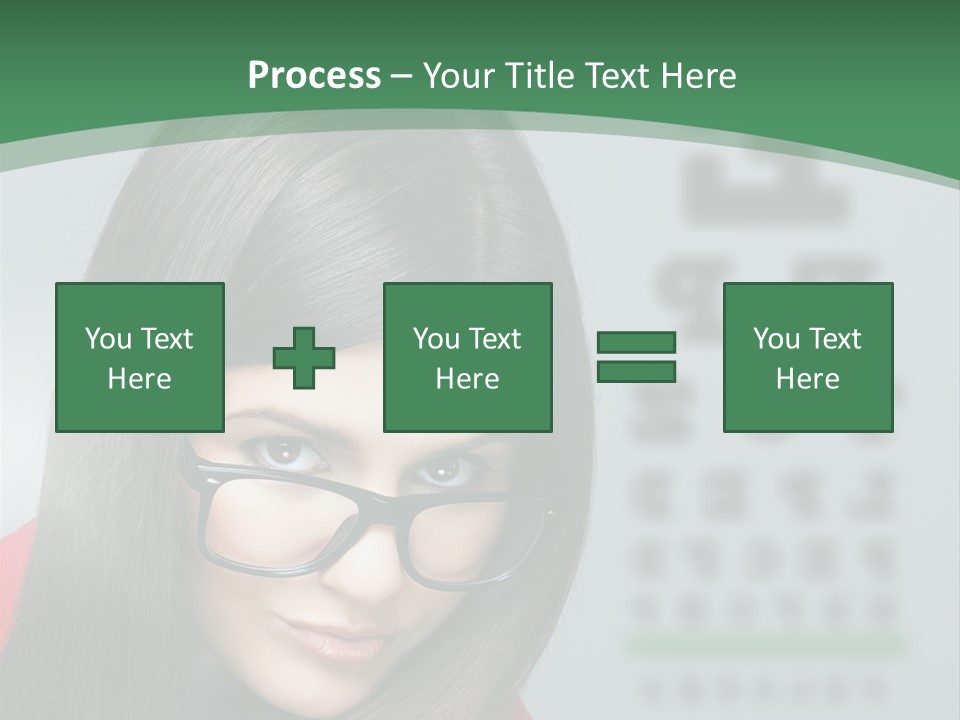 Lifestyle Looking At Camera Visual PowerPoint Template