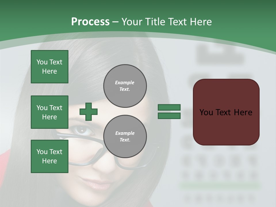 Lifestyle Looking At Camera Visual PowerPoint Template