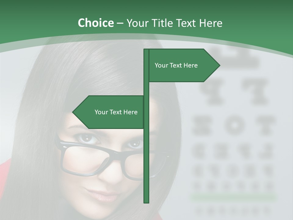Lifestyle Looking At Camera Visual PowerPoint Template