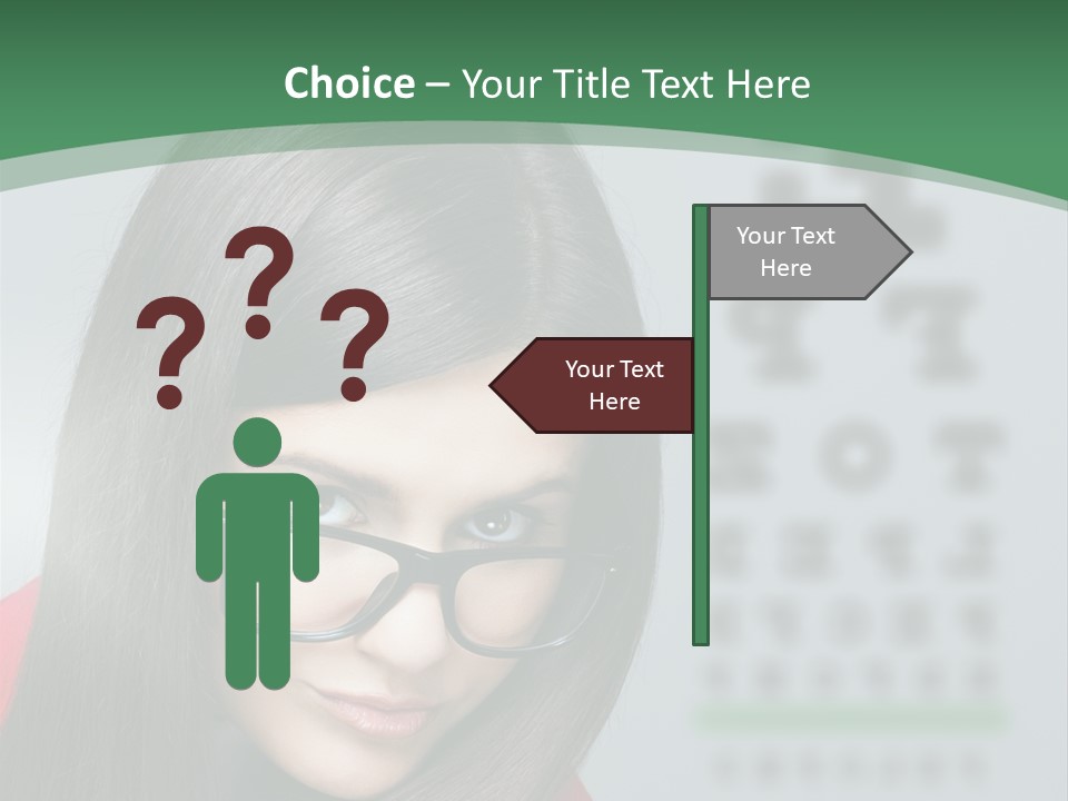 Lifestyle Looking At Camera Visual PowerPoint Template