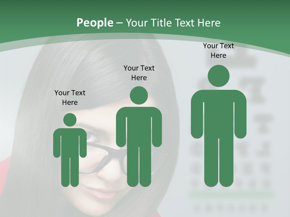 Lifestyle Looking At Camera Visual PowerPoint Template