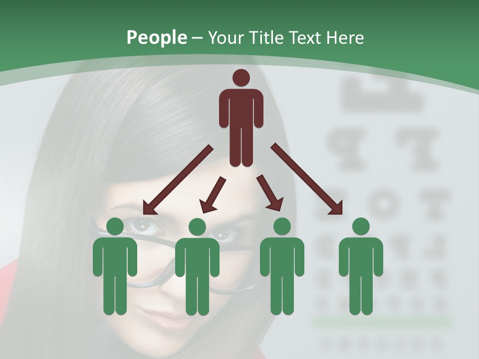 Lifestyle Looking At Camera Visual PowerPoint Template