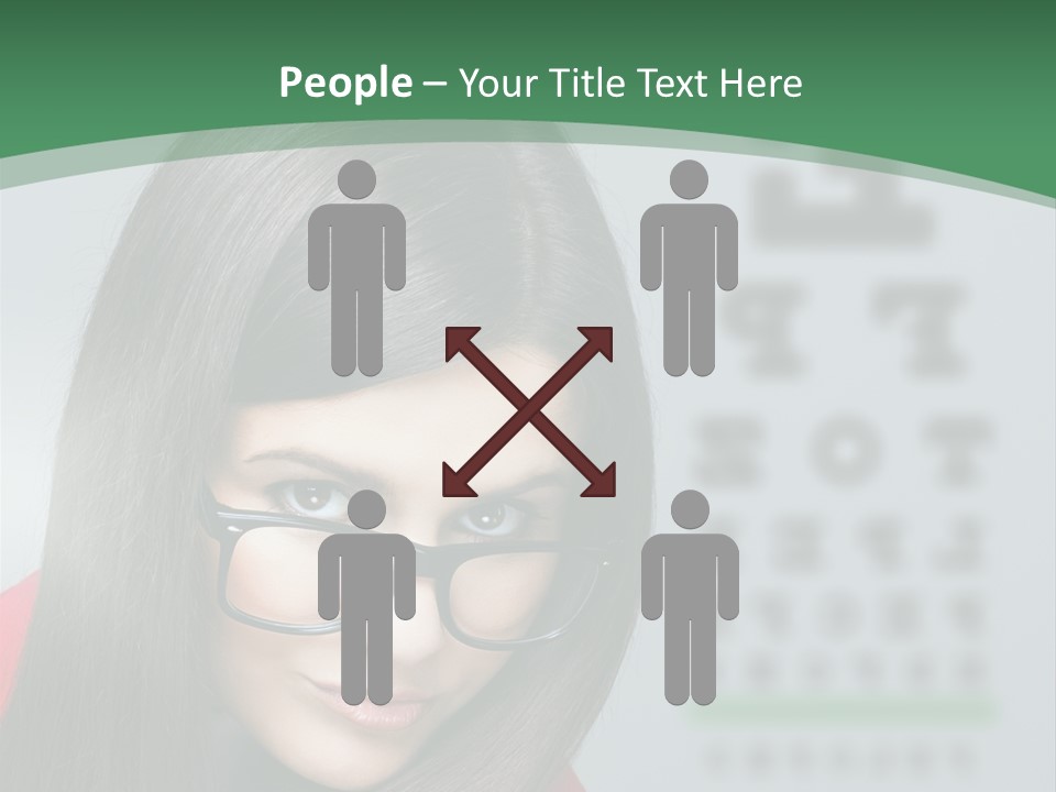 Lifestyle Looking At Camera Visual PowerPoint Template