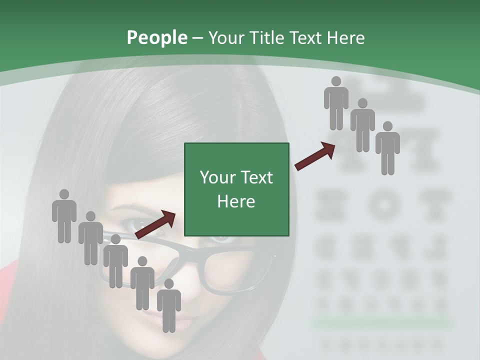 Lifestyle Looking At Camera Visual PowerPoint Template