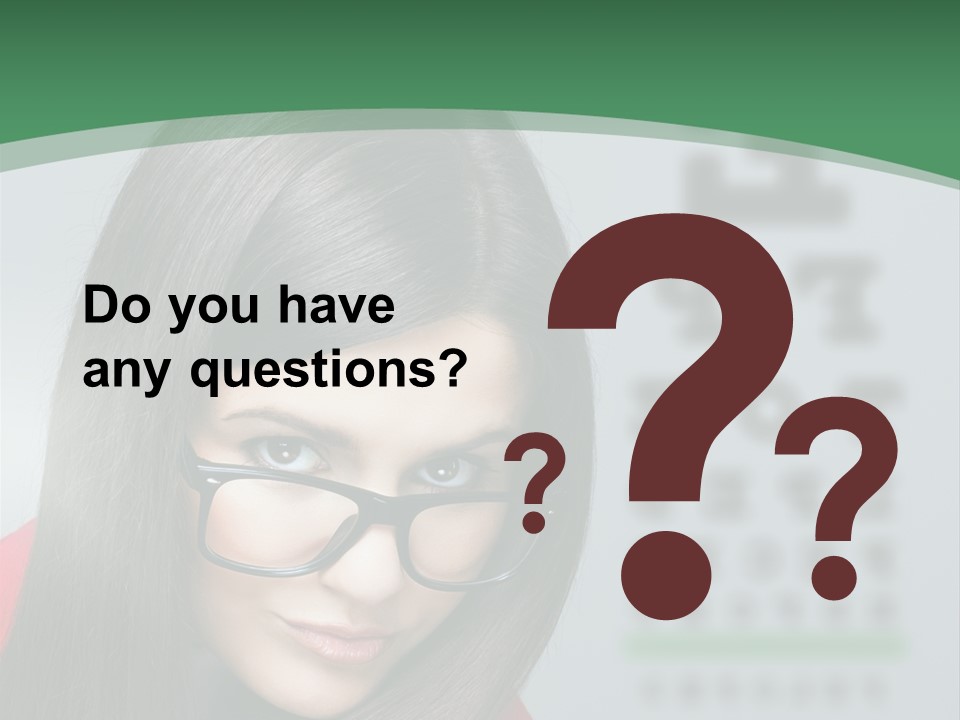 Lifestyle Looking At Camera Visual PowerPoint Template