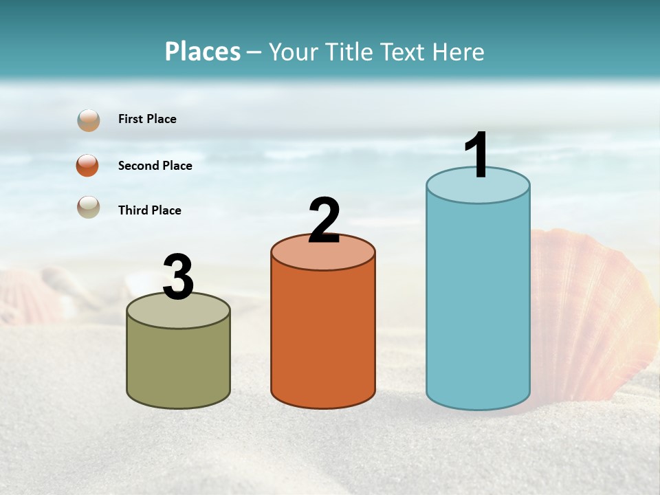 Blue Relaxation Ocean PowerPoint Template