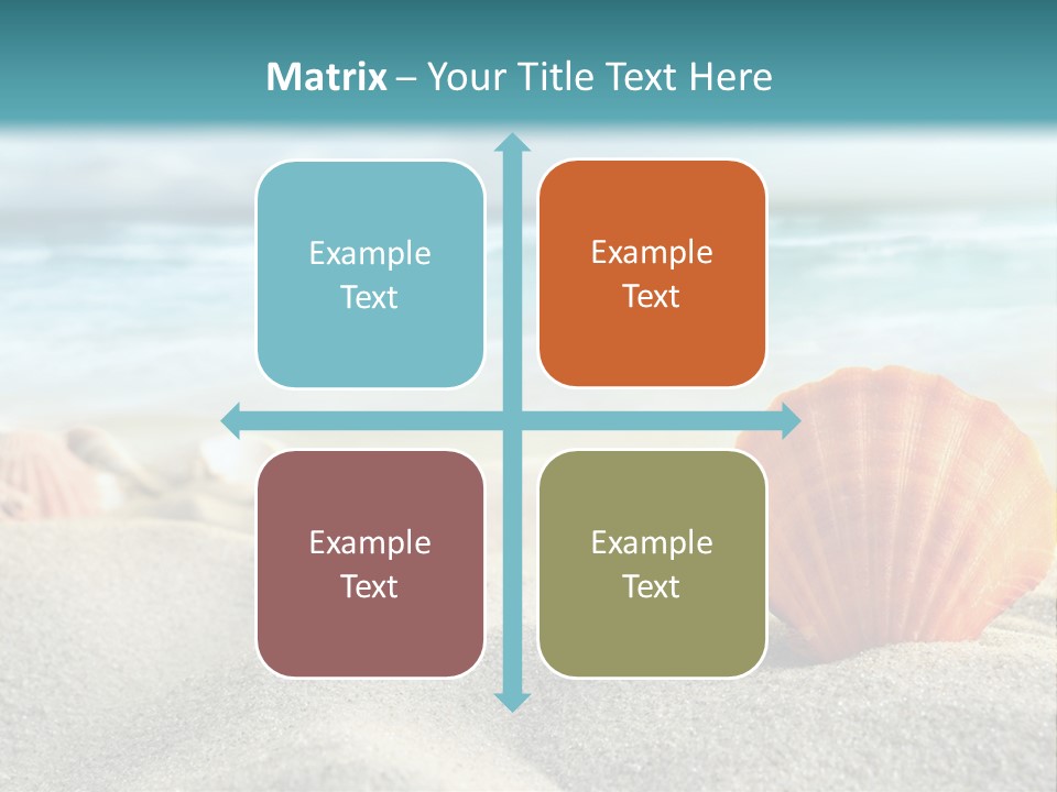 Blue Relaxation Ocean PowerPoint Template