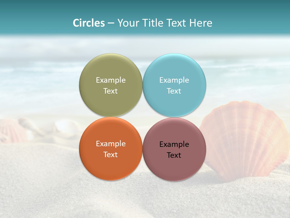 Blue Relaxation Ocean PowerPoint Template