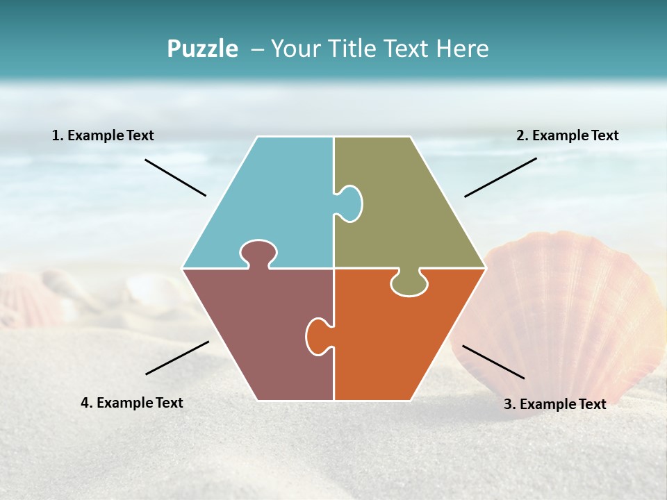 Blue Relaxation Ocean PowerPoint Template