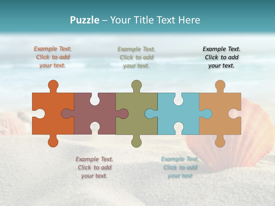 Blue Relaxation Ocean PowerPoint Template