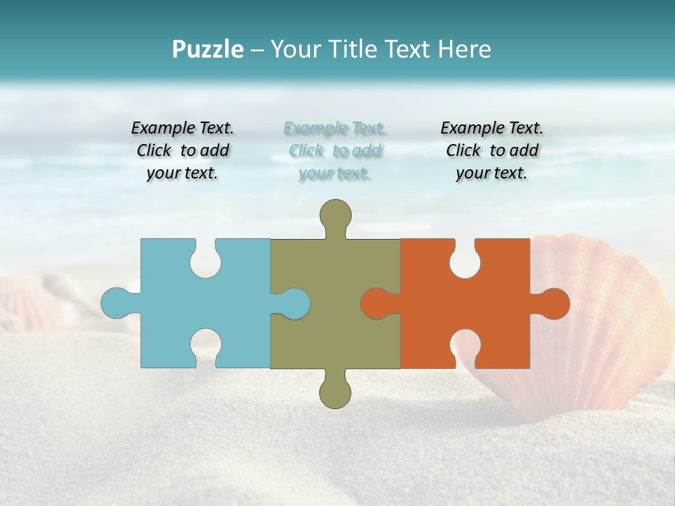 Blue Relaxation Ocean PowerPoint Template