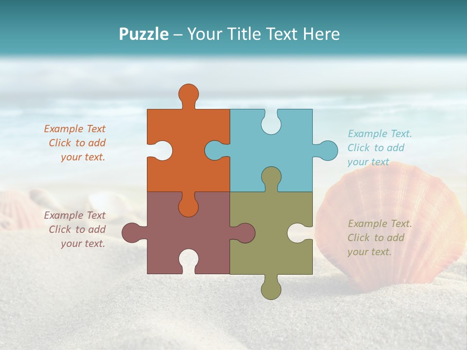 Blue Relaxation Ocean PowerPoint Template