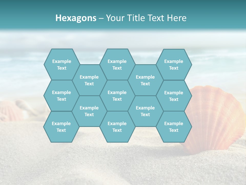 Blue Relaxation Ocean PowerPoint Template