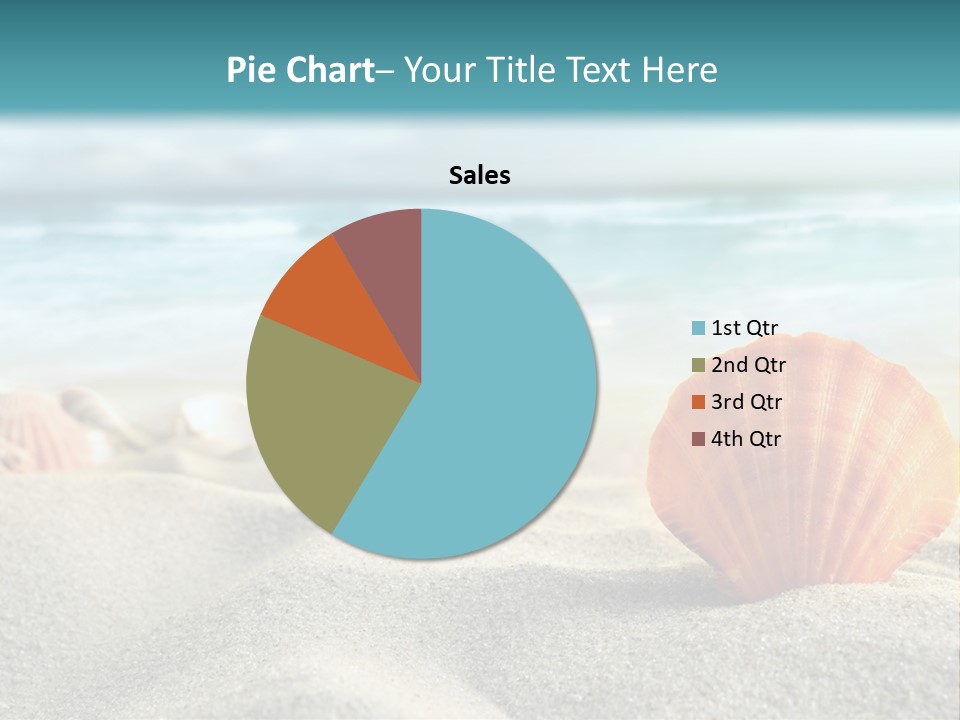 Blue Relaxation Ocean PowerPoint Template