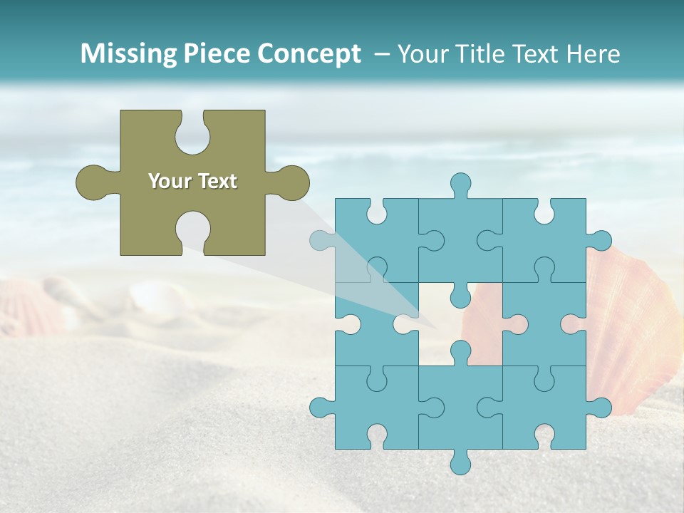 Blue Relaxation Ocean PowerPoint Template