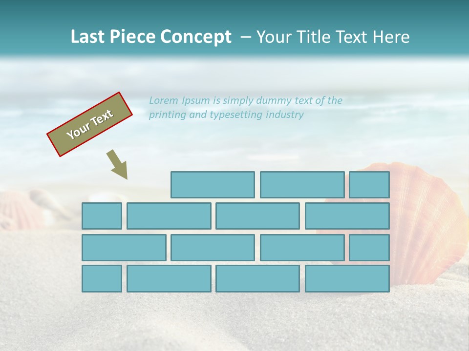 Blue Relaxation Ocean PowerPoint Template