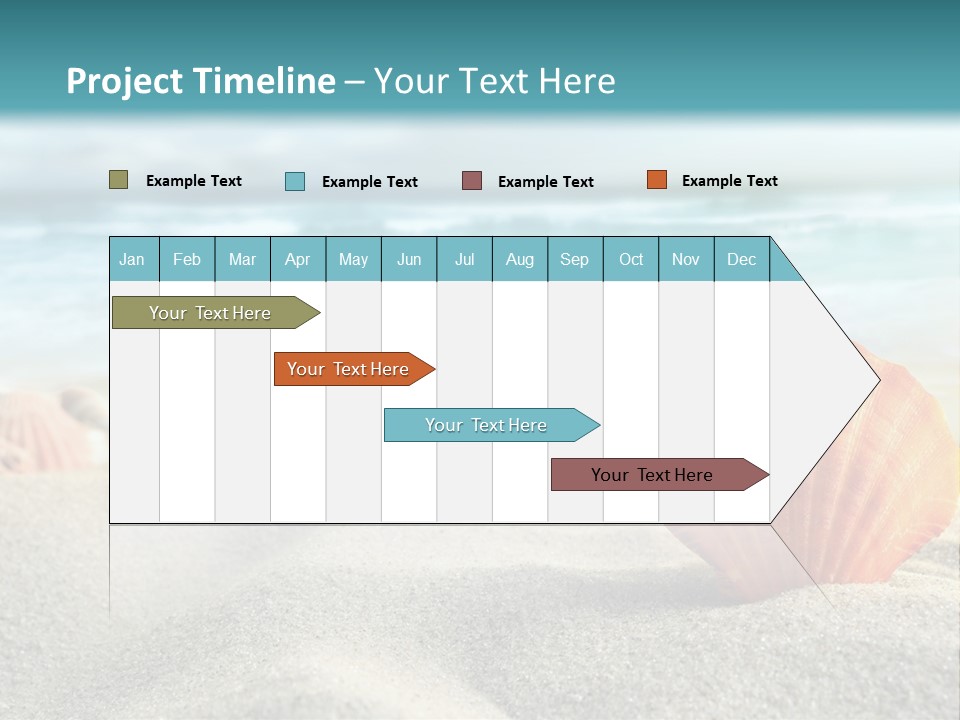 Blue Relaxation Ocean PowerPoint Template