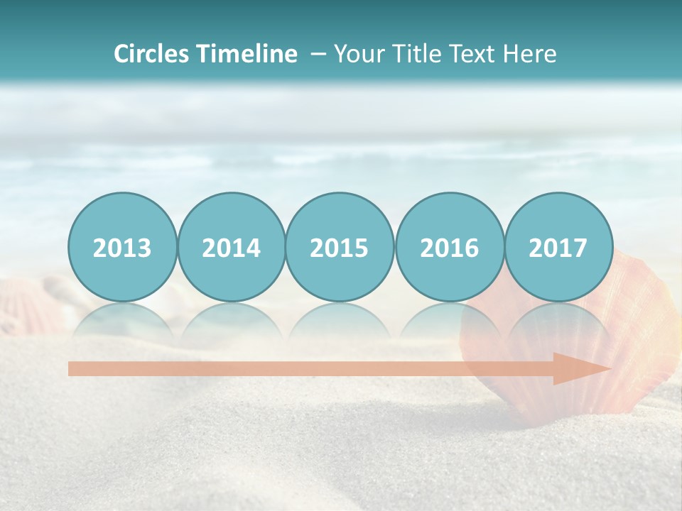 Blue Relaxation Ocean PowerPoint Template