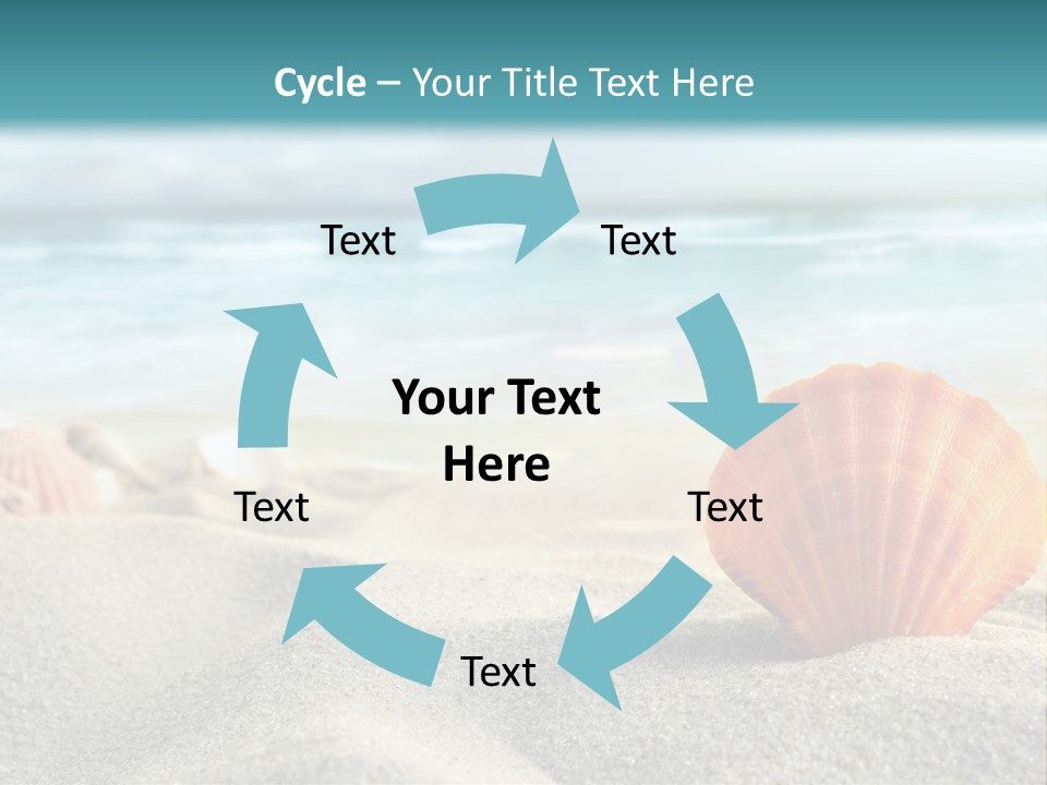 Blue Relaxation Ocean PowerPoint Template