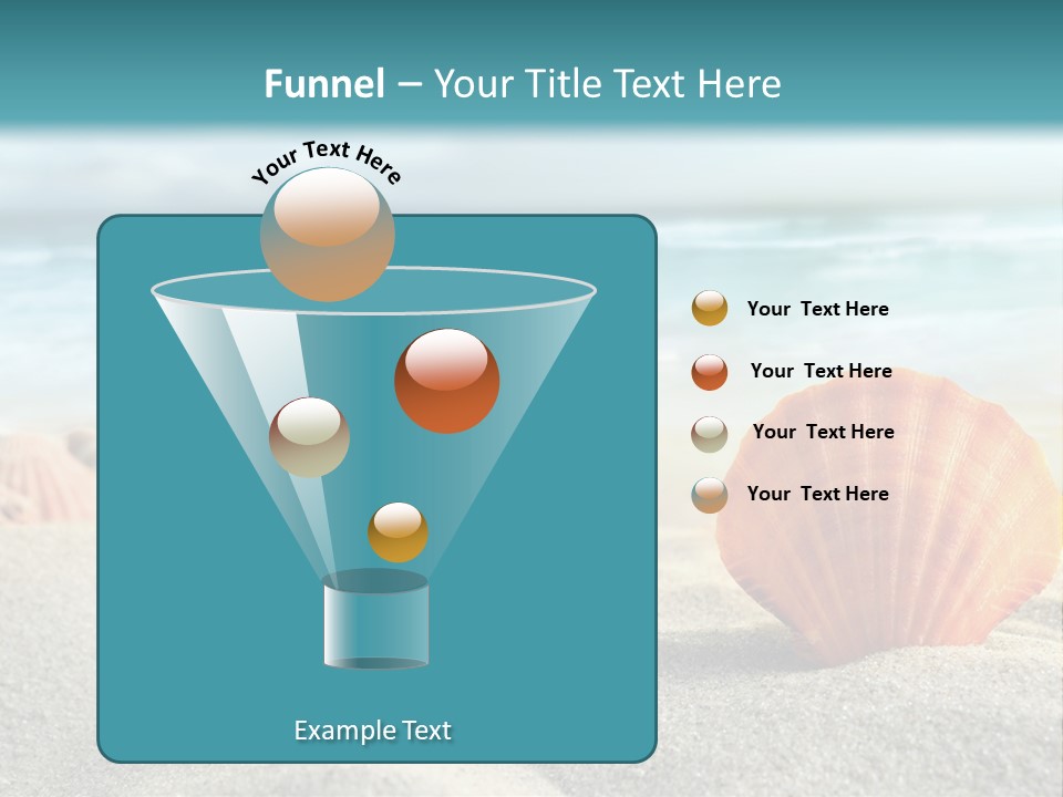 Blue Relaxation Ocean PowerPoint Template