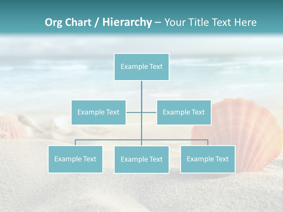 Blue Relaxation Ocean PowerPoint Template