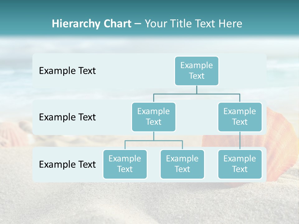 Blue Relaxation Ocean PowerPoint Template