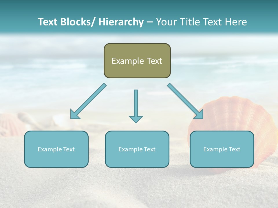 Blue Relaxation Ocean PowerPoint Template