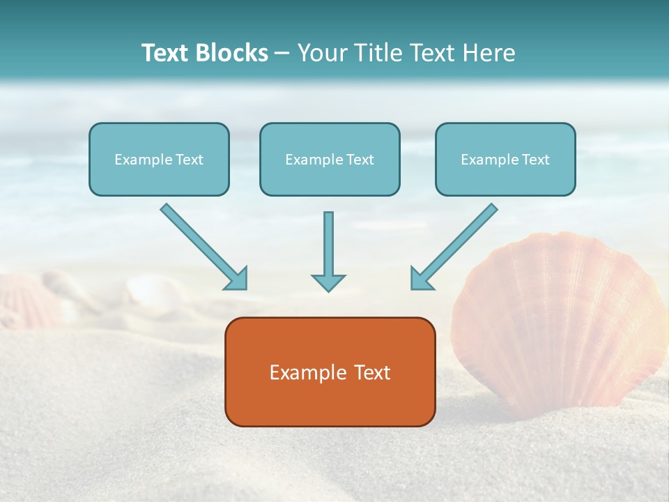 Blue Relaxation Ocean PowerPoint Template