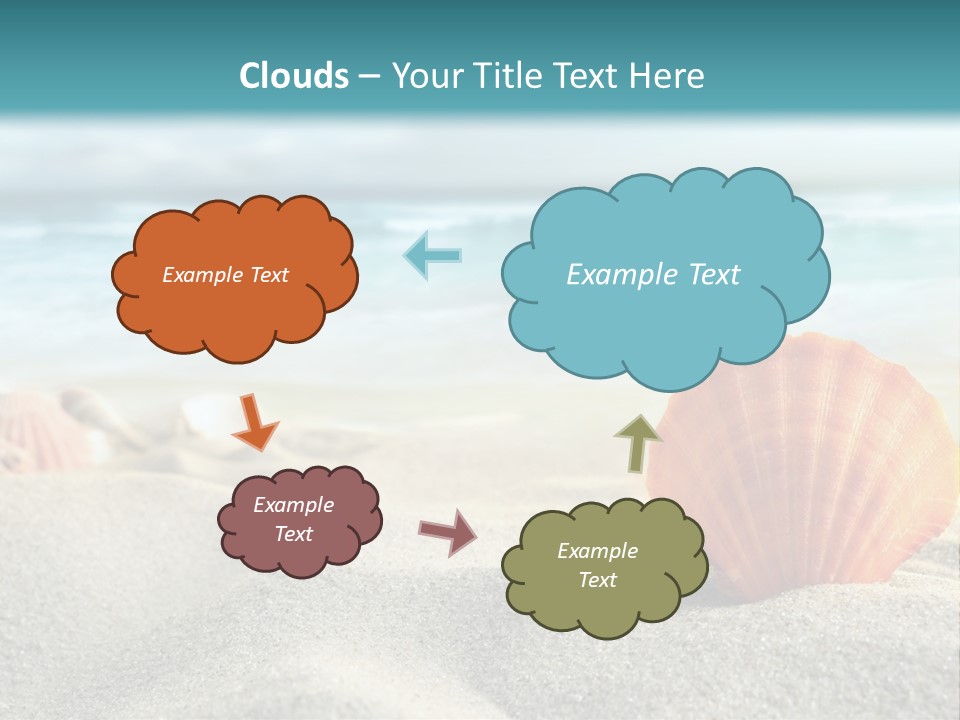 Blue Relaxation Ocean PowerPoint Template