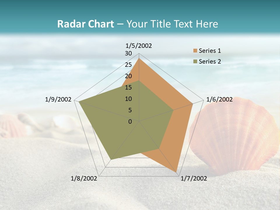Blue Relaxation Ocean PowerPoint Template