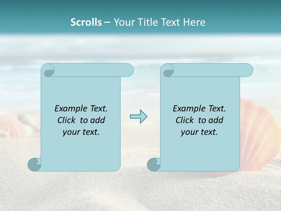 Blue Relaxation Ocean PowerPoint Template