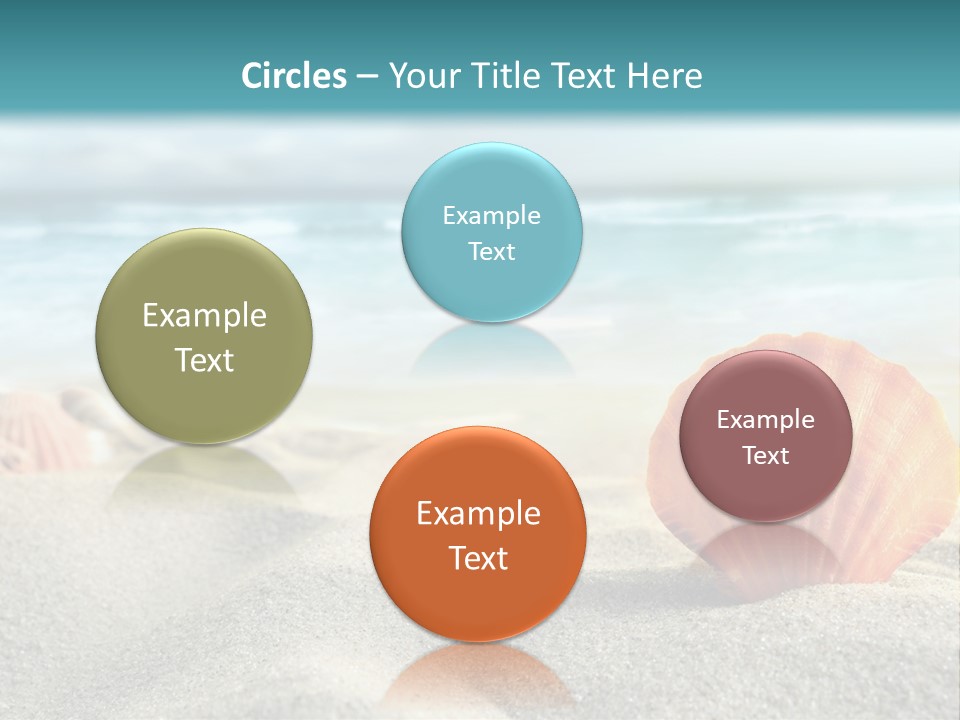 Blue Relaxation Ocean PowerPoint Template