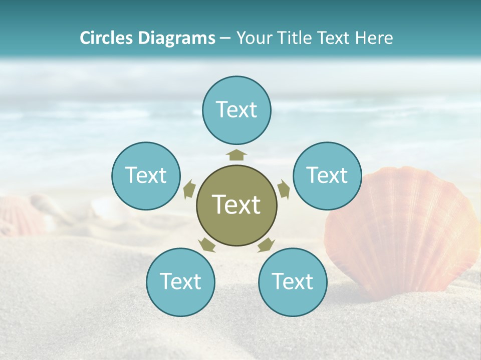 Blue Relaxation Ocean PowerPoint Template