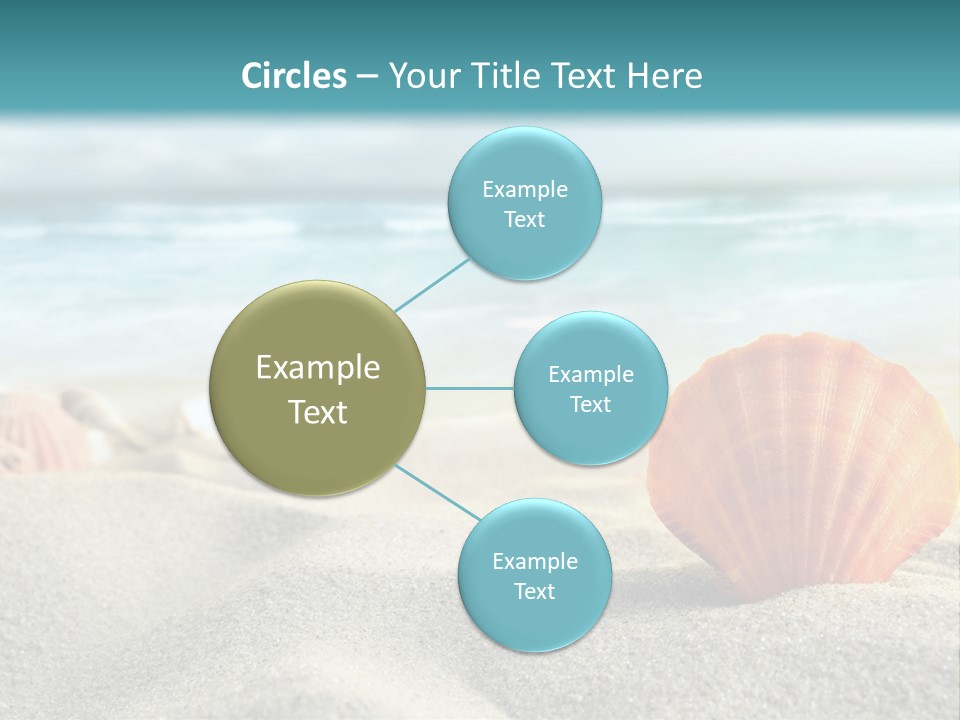 Blue Relaxation Ocean PowerPoint Template