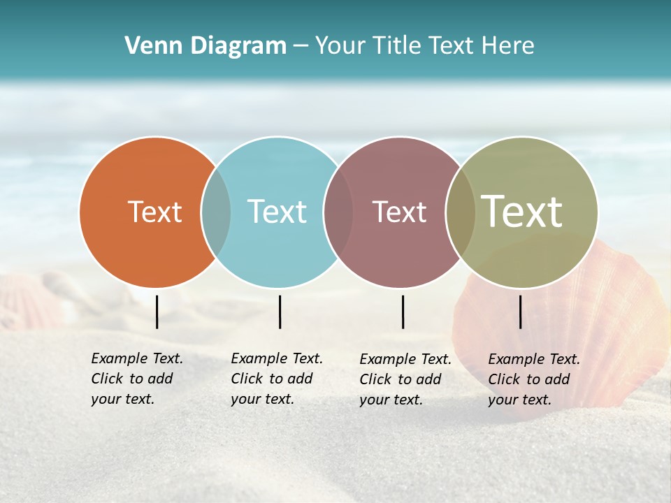 Blue Relaxation Ocean PowerPoint Template