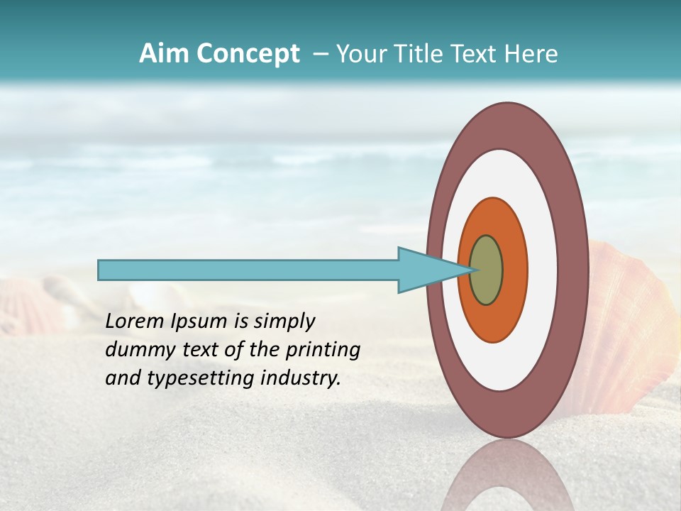 Blue Relaxation Ocean PowerPoint Template