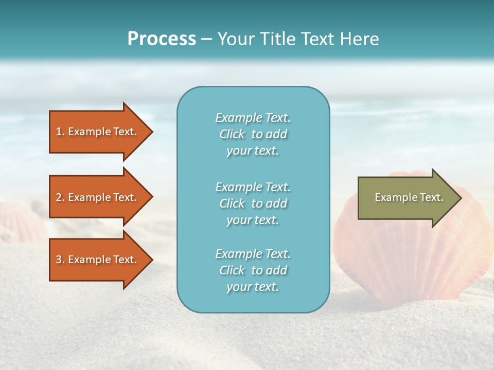 Blue Relaxation Ocean PowerPoint Template