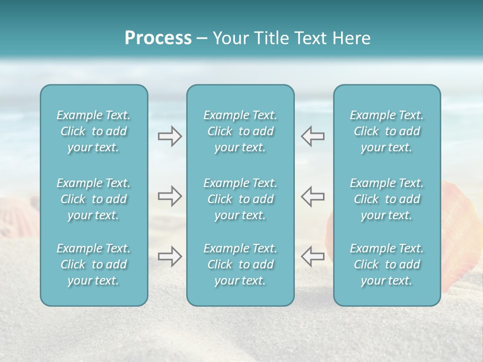 Blue Relaxation Ocean PowerPoint Template