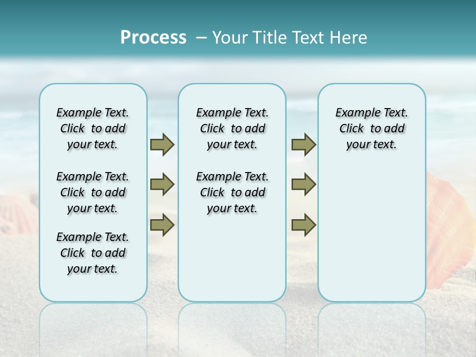 Blue Relaxation Ocean PowerPoint Template