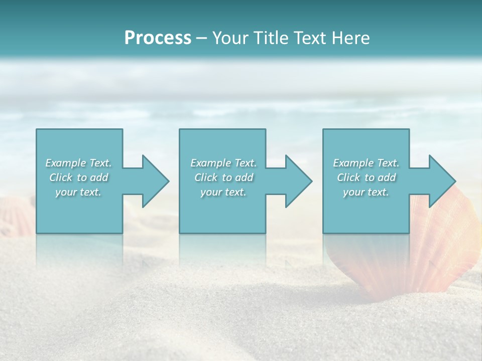 Blue Relaxation Ocean PowerPoint Template
