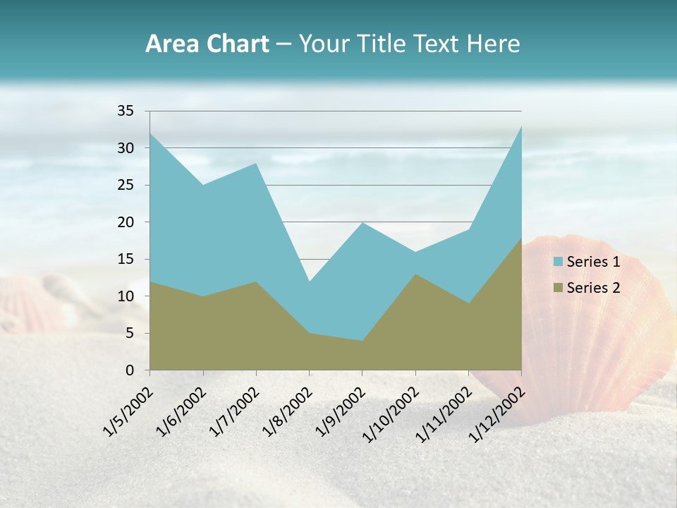 Blue Relaxation Ocean PowerPoint Template