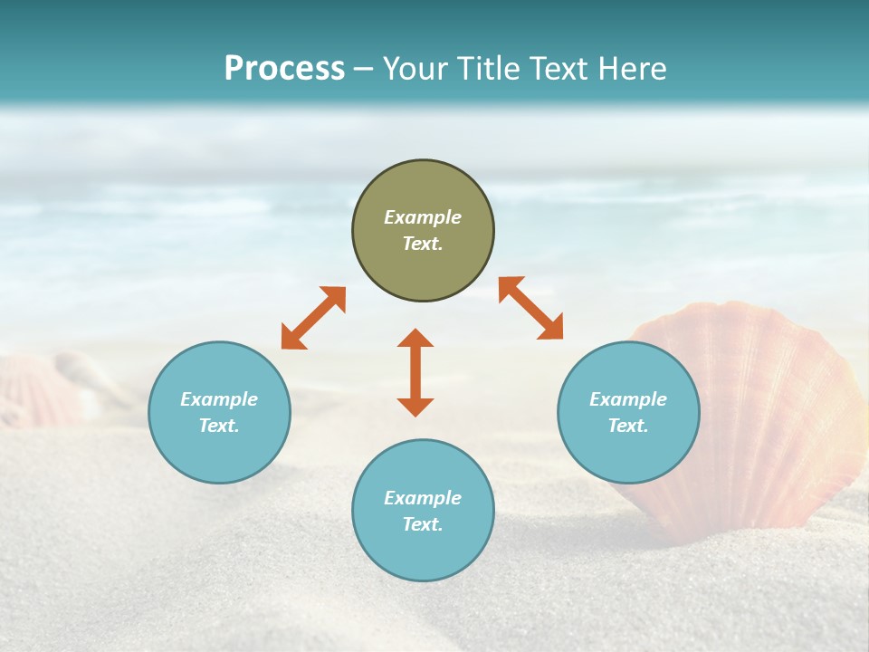 Blue Relaxation Ocean PowerPoint Template