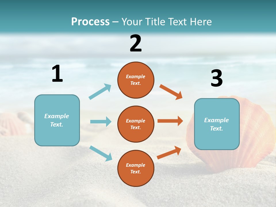 Blue Relaxation Ocean PowerPoint Template