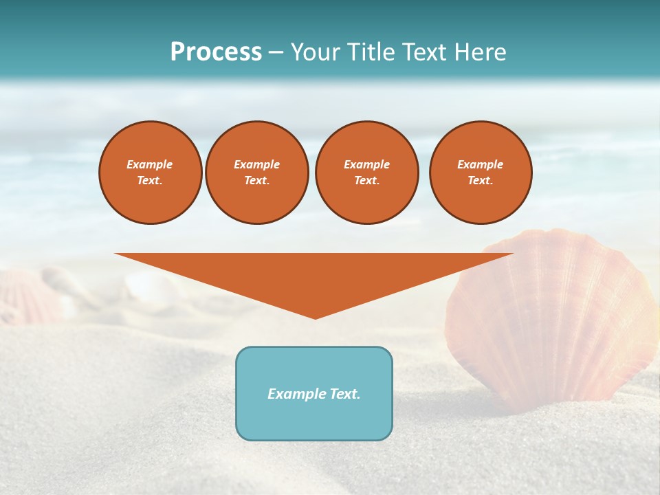 Blue Relaxation Ocean PowerPoint Template