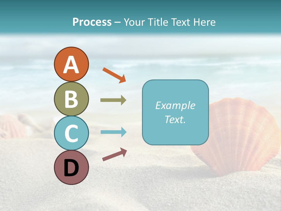 Blue Relaxation Ocean PowerPoint Template