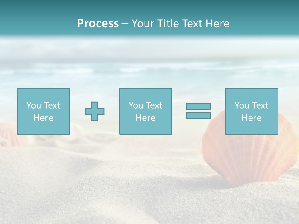Blue Relaxation Ocean PowerPoint Template